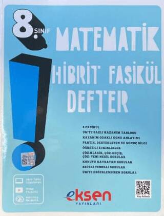 8. Sınıf Hibrit Matematik Fasikül Defter - 1