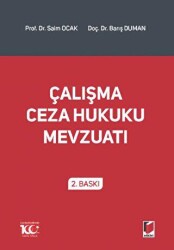 Çalışma Ceza Hukuku Mevzuatı - 1