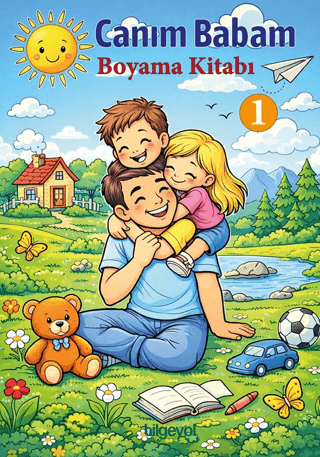 Canım Babam Boyama Kitabı 1 - 1