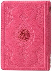 Çanta Boy Kur`an-ı Kerim Pembe Renk, Kılıflı, Mühürlü - Hayrat Neşriyat