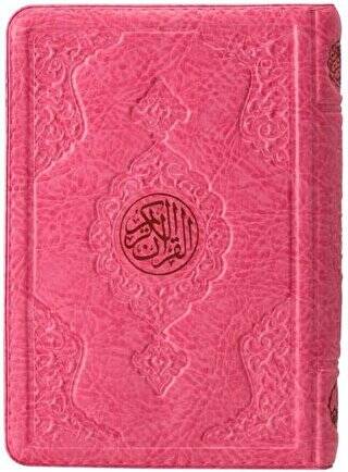 Çanta Boy Kur`an-ı Kerim Pembe Renk, Kılıflı, Mühürlü - 1