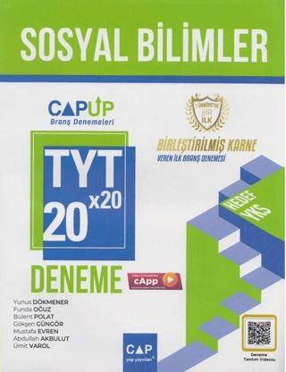 Çap Yayınları TYT Sosyal Bilimler 20 x 20 Deneme - 1