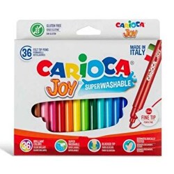 Carioca Joy Süper Yıkanabilir Keçeli Boya Kalemi 36`lı - 1