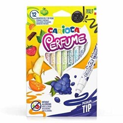 Carioca Kokulu Keçeli Boya Kalemi 12 Renk - Carioca