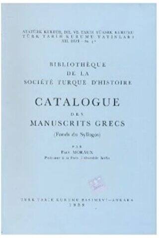 Catalogue Des Manuscrits Grecs Fonds du Syllogos - 1