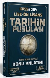 CBA Yayınları 2024 KPSS Lise Ön Lisans Tarihin Pusulası Konu Anlatımı - İsmail Adıgüzel CBA Yayınları - 1