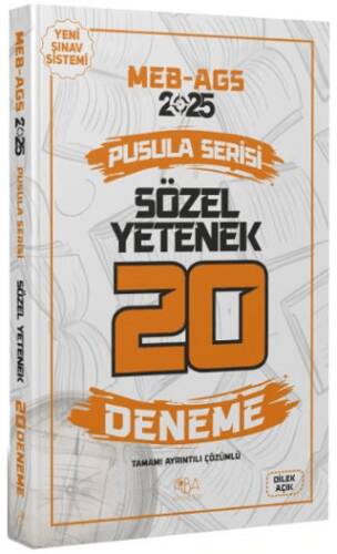 2025 MEB-AGS Sözel Yetenek 20 Deneme Çözümlü Pusula Serisi - 1
