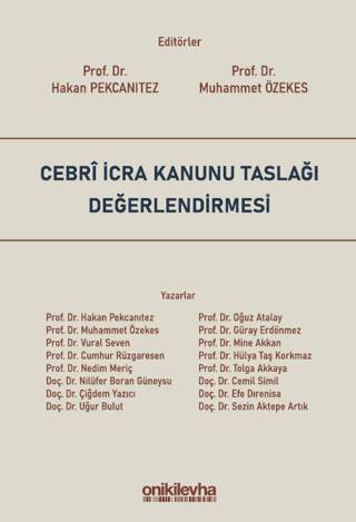 Cebri İcra Kanunu Taslağı Değerlendirmesi - 1