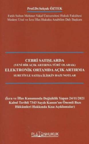 Cebri Satışlarda Elektronik Ortamda Açık Artırma - 1