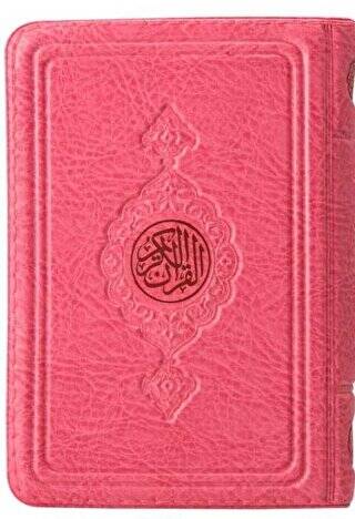 Cep Boy Kur`an-ı Kerim Pembe, Kılıflı, Mühürlü - 1