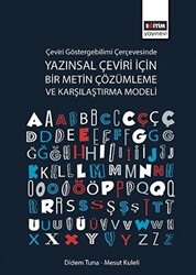 Çeviri Göstergebilimi Çerçevesinde Yazınsal Çeviri İçin Bir Metin Çözümleme ve Karşılaştırma Modeli - 1