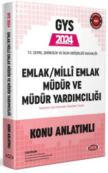 Çevre, Şehircilik ve İklim Değişikliği Bakanlığı Emlak - Milli Emlak Müdür ve Müdür Yardımcılığı Konu Anlatımlı - 1
