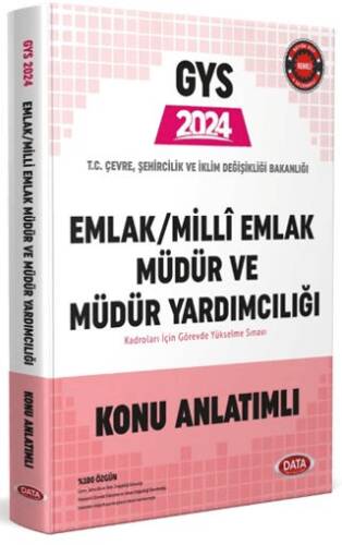 Çevre, Şehircilik ve İklim Değişikliği Bakanlığı Emlak - Milli Emlak Müdür ve Müdür Yardımcılığı Konu Anlatımlı - 1