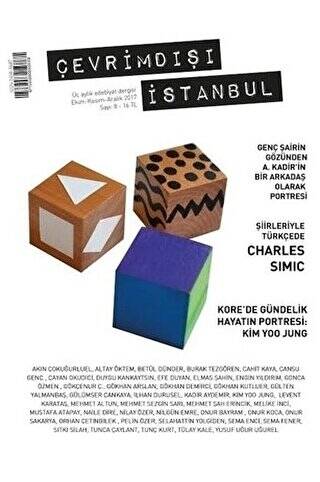 Çevrimdışı İstanbul Üç Aylık Edebiyat Dergisi Sayı: 8 Ekim - Kasım - Aralık 2017 - 1