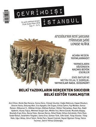 Çevrimdışı İstanbul Üç Aylık Edebiyat Dergisi Sayı: 9 Ocak-Şubat-Mart 2018 - 1