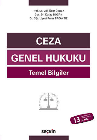 Ceza Genel Hukuku Temel Bilgiler - 1