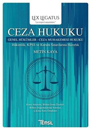 Ceza Hukuku Genel Hükümler - Ceza Muhakemesi Hukuku - 1