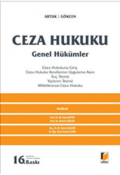 Ceza Hukuku Genel Hükümler - Adalet Yayınevi