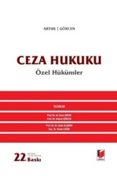 Ceza Hukuku Özel Hükümler - Adalet Yayınevi