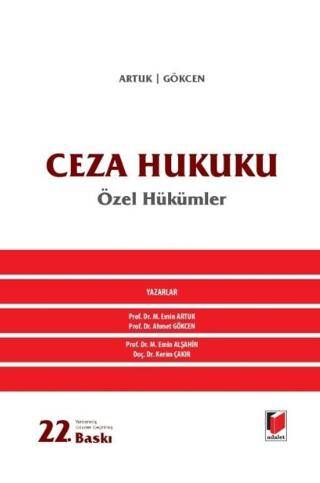 Ceza Hukuku Özel Hükümler - 1