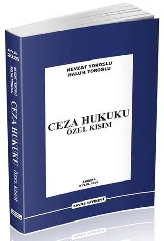 Ceza Hukuku Özel Kısım - 1