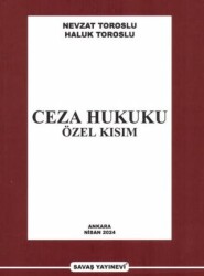 Ceza Hukuku Özel Kısım - Savaş Yayınevi