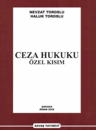 Ceza Hukuku Özel Kısım - 1