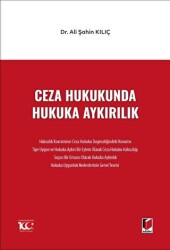 Ceza Hukukunda Hukuka Aykırılık - 1