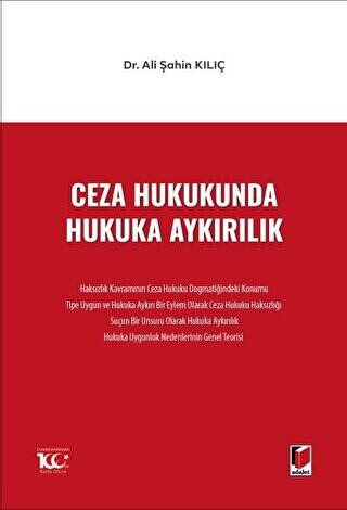 Ceza Hukukunda Hukuka Aykırılık - 1