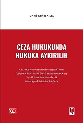 Ceza Hukukunda Hukuka Aykırılık - 1