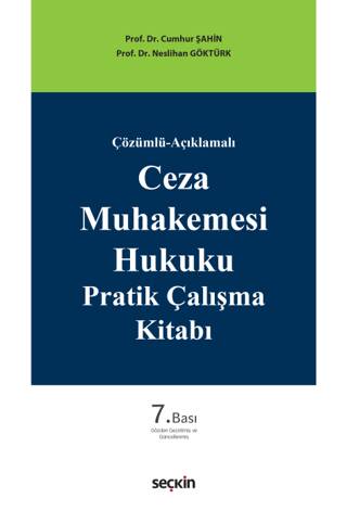 Ceza Muhakemesi Hukuku Pratik Çalışma Kitabı - 1