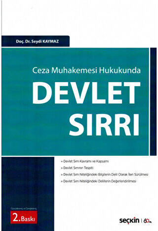Ceza Muhakemesi Hukukunda Devlet Sırrı - 1