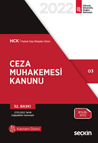 Ceza Muhakemesi Kanunu - 1