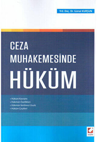 Ceza Muhakemesinde Hüküm - 1
