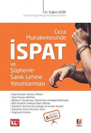 Ceza Muhakemesinde İspat ve Şüphenin Sanık Lehine Yorumlanması - 1