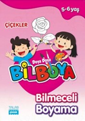 Çiçekler - Doya Doya Bil Boya Bilmeceli Boyama 5-6 Yaş - 1