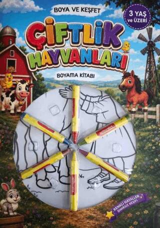 Çiftlik Hayvanları Boyama Kitabı - 1