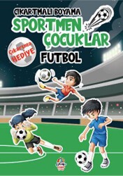 Çıkartmalı Boyama - Sportmen Çocuklar - Futbol - 1