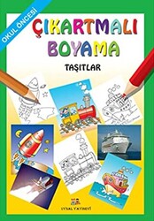 Çıkartmalı Boyama - Taşıtlar - 1