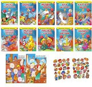 Çıkartmalı Hikayeler 10 Kitap Takım - 1