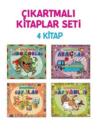 Çıkartmalı Kitaplar Seti 4 Kitap Takım - 1