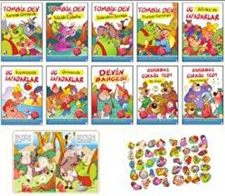 Çıkartmalı Masallar 10 Kitap Takım - 1