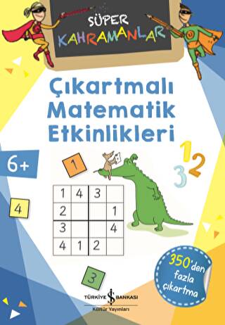 Çıkartmalı Matematik Etkinlikleri - Süper Kahramanlar - 1