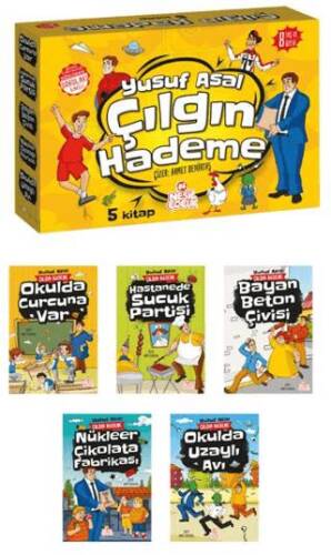 Çılgın Hademe Seti 5 Kitap-Soru Kitapçığı - 1