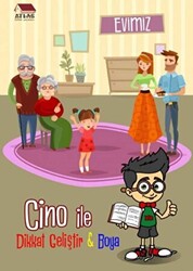 Cino İle Ceren Dikkat Geliştiren Boyama Kitabı - 1