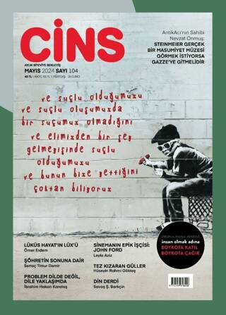 Cins Aylık Dergi Sayı: 104 - Mayıs 2024 - 1