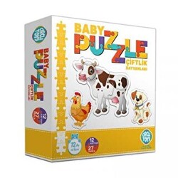Circle Toys Baby Puzzle Çiftlik Hayvanları - 1