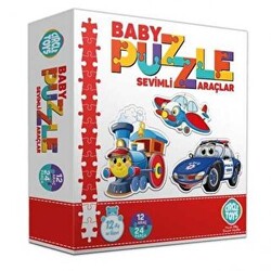 Circle Toys Baby Puzzle Sevimli Araçlar - 1