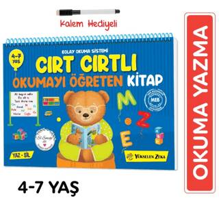 Cırt Cırtlı Kitap Okuma-Yazmayı Öğreniyorum 4-7 Yaş - 1