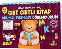 Cırt Cırtlı Kitap Okuma-Yazmayı Öğreniyorum 4-7 Yaş - Yükselen Zeka Yayınları